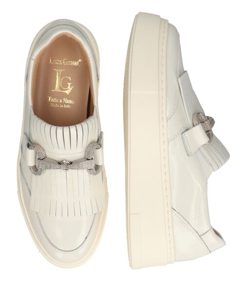 INTER-CHAUSSURES / インター ショシュール スニーカー | 【LUCA GROSSI】ビジュービットキルトスリッポンスニーカー | 詳細14