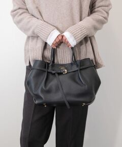 INTER-CHAUSSURES / インター ショシュール ハンドバッグ | 【CHRISTIAN VILLA】シュリンクレザーハンドバッグ