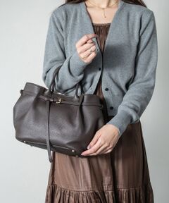 INTER-CHAUSSURES / インター ショシュール ハンドバッグ | 【CHRISTIAN VILLA】シュリンクレザーハンドバッグ