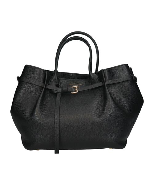 INTER-CHAUSSURES / インター ショシュール ハンドバッグ | 【CHRISTIAN VILLA】シュリンクレザーハンドバッグ | 詳細1