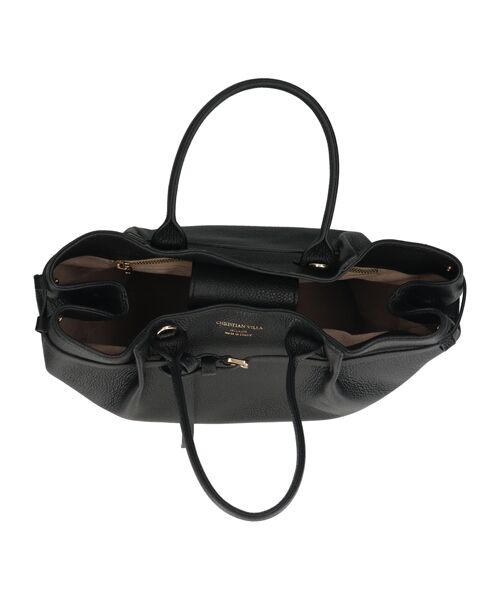 INTER-CHAUSSURES / インター ショシュール ハンドバッグ | 【CHRISTIAN VILLA】シュリンクレザーハンドバッグ | 詳細7