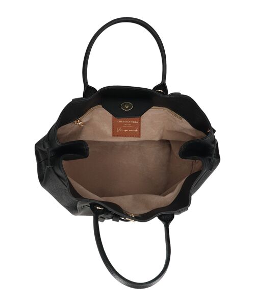 INTER-CHAUSSURES / インター ショシュール ハンドバッグ | 【CHRISTIAN VILLA】シュリンクレザーハンドバッグ | 詳細8