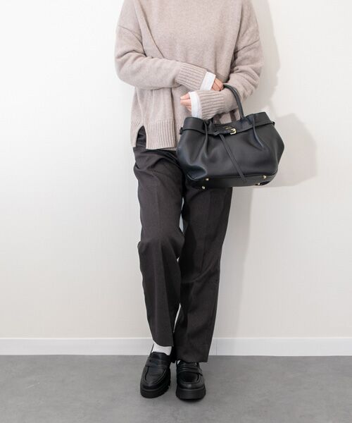 INTER-CHAUSSURES / インター ショシュール ハンドバッグ | 【CHRISTIAN VILLA】シュリンクレザーハンドバッグ | 詳細13