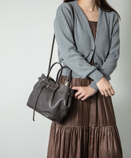 INTER-CHAUSSURES / インター ショシュール ハンドバッグ | 【CHRISTIAN VILLA】シュリンクレザーハンドバッグ | 詳細25