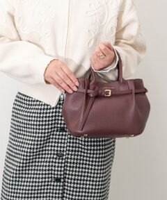 INTER-CHAUSSURES / インター ショシュール ハンドバッグ | 【CHRISTIAN VILLA】レザーミディアムハンドバッグ