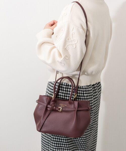 INTER-CHAUSSURES / インター ショシュール ハンドバッグ | 【CHRISTIAN VILLA】レザーミディアムハンドバッグ | 詳細29