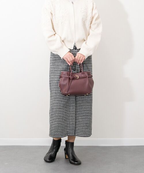 INTER-CHAUSSURES / インター ショシュール ハンドバッグ | 【CHRISTIAN VILLA】レザーミディアムハンドバッグ | 詳細30