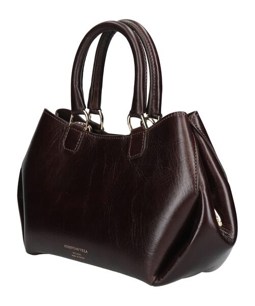INTER-CHAUSSURES / インター ショシュール ハンドバッグ | 【CHRISTIAN VILLA】レザーハンドルハンドバッグ | 詳細1