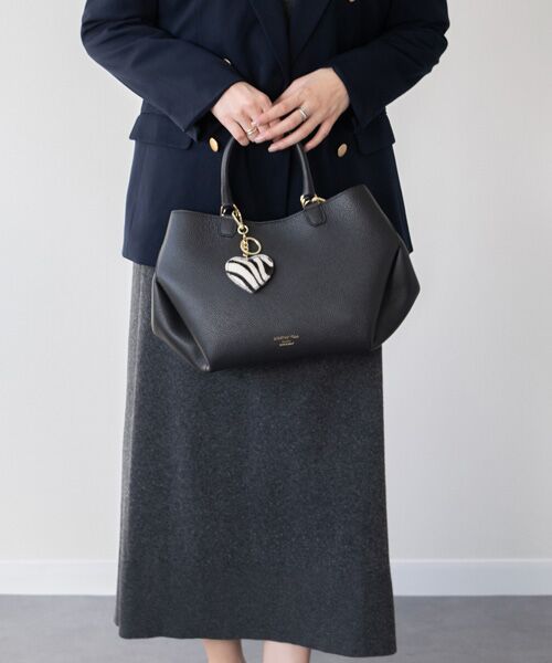 INTER-CHAUSSURES / インター ショシュール ハンドバッグ | 【CHRISTIAN VILLA】ミディアムサイズレザーハンドバッグ | 詳細12