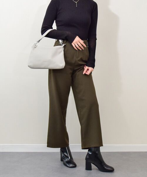 INTER-CHAUSSURES / インター ショシュール ハンドバッグ | 【RIPANI】シュリンクレザーハンドバッグ | 詳細22