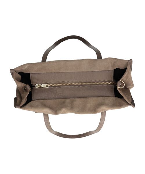 INTER-CHAUSSURES / インター ショシュール ハンドバッグ | 【RIPANI】レザーハンドルスエードバッグ | 詳細7