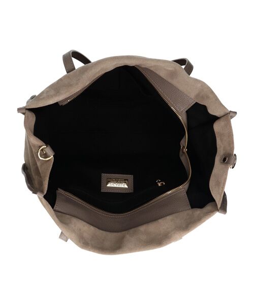 INTER-CHAUSSURES / インター ショシュール ハンドバッグ | 【RIPANI】レザーハンドルスエードバッグ | 詳細8