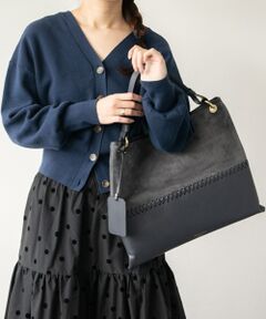 INTER-CHAUSSURES / インター ショシュール トートバッグ | 【CHRISTIAN VILLA】コンビネーションレザートートバッグ