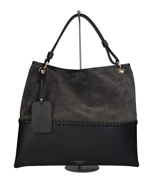 INTER-CHAUSSURES / インター ショシュール トートバッグ | 【CHRISTIAN VILLA】コンビネーションレザートートバッグ | 詳細1