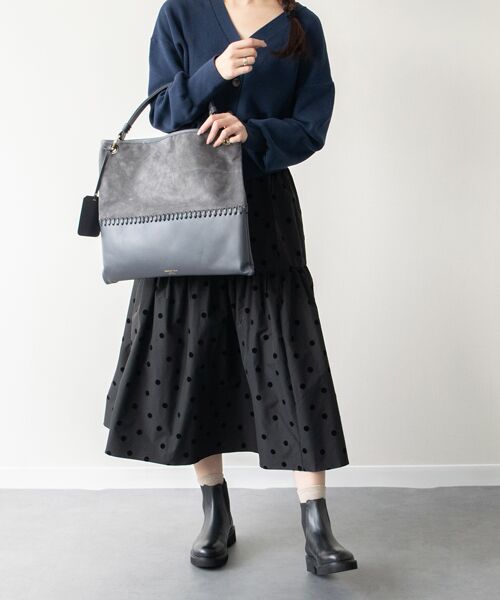 INTER-CHAUSSURES / インター ショシュール トートバッグ | 【CHRISTIAN VILLA】コンビネーションレザートートバッグ | 詳細12