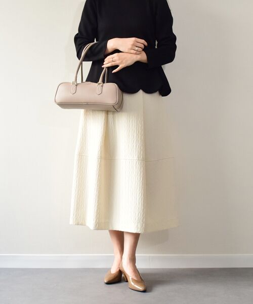 INTER-CHAUSSURES / インター ショシュール ハンドバッグ | 【LORISTELLA】ワイドシルエットレザーバッグ | 詳細26