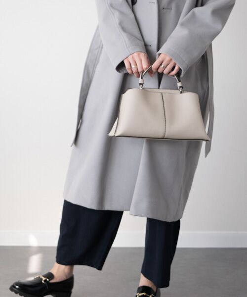 INTER-CHAUSSURES / インター ショシュール ハンドバッグ | 【LORISTELLA】レザーハンドルセンターシームハンドバッグ | 詳細13