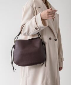 INTER-CHAUSSURES / インター ショシュール ハンドバッグ | 【LORISTELLA】シュリンクレザーハンドバッグ