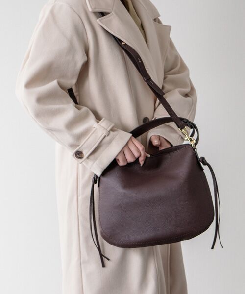 INTER-CHAUSSURES / インター ショシュール ハンドバッグ | 【LORISTELLA】シュリンクレザーハンドバッグ | 詳細17