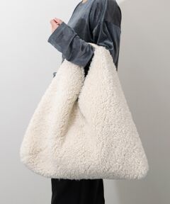 INTER-CHAUSSURES / インター ショシュール ショルダーバッグ | 【Andrea Cardone】レザーハンドルビッグボアバッグ