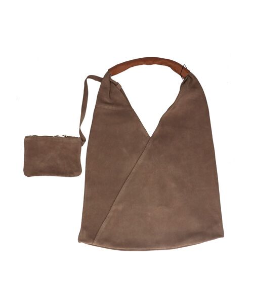 INTER-CHAUSSURES / インター ショシュール ショルダーバッグ | 【Andrea Cardone】ミディアムサイズスエードバッグ | 詳細15