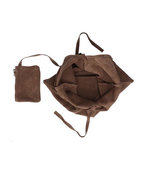 INTER-CHAUSSURES / インター ショシュール ショルダーバッグ | 【Andrea Cardone】ミディアムサイズスエードバッグ | 詳細16