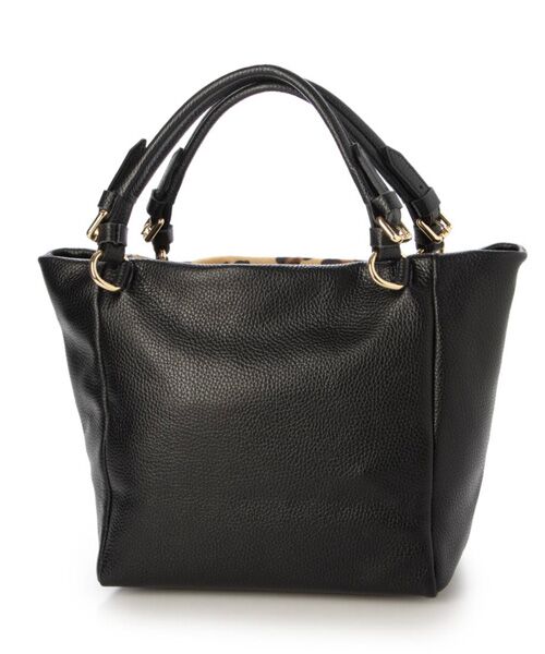 INTER-CHAUSSURES / インター ショシュール ハンドバッグ | 【Andrea Cardone】レザーハンドルレオパード柄ハンドバッグ | 詳細2