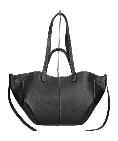 INTER-CHAUSSURES / インター ショシュール ハンドバッグ | 【Andrea Cardone】センターシームレザーハンドバッグ | 詳細1