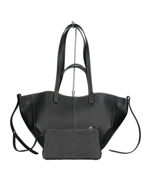 INTER-CHAUSSURES / インター ショシュール ハンドバッグ | 【Andrea Cardone】センターシームレザーハンドバッグ | 詳細9