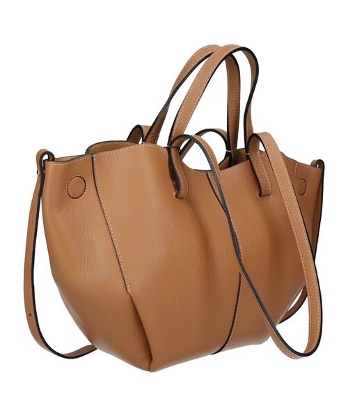 INTER-CHAUSSURES / インター ショシュール ハンドバッグ | 【Andrea Cardone】センターシームレザーハンドバッグ | 詳細16