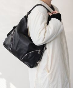 INTER-CHAUSSURES / インター ショシュール ショルダーバッグ | 【Andrea Cardone】シュリンクレザー2WAYバッグ