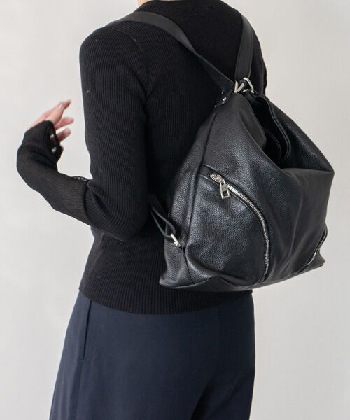 INTER-CHAUSSURES / インター ショシュール ショルダーバッグ | 【Andrea Cardone】シュリンクレザー2WAYバッグ | 詳細10