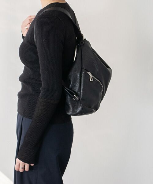 INTER-CHAUSSURES / インター ショシュール ショルダーバッグ | 【Andrea Cardone】シュリンクレザー2WAYバッグ | 詳細11