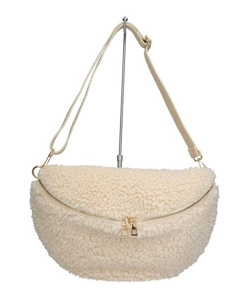 INTER-CHAUSSURES / インター ショシュール ショルダーバッグ | 【Andrea Cardone】レザーストラップボアショルダーバッグ | 詳細1