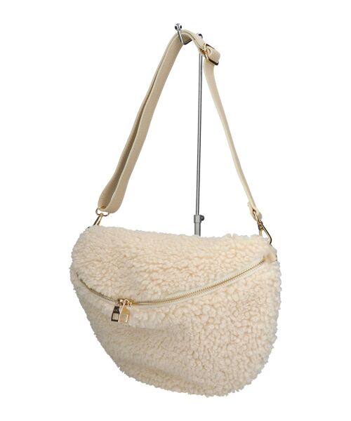 INTER-CHAUSSURES / インター ショシュール ショルダーバッグ | 【Andrea Cardone】レザーストラップボアショルダーバッグ | 詳細2