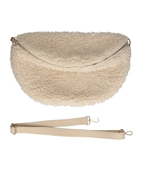 INTER-CHAUSSURES / インター ショシュール ショルダーバッグ | 【Andrea Cardone】レザーストラップボアショルダーバッグ | 詳細7