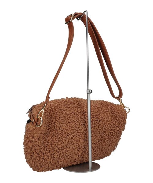 INTER-CHAUSSURES / インター ショシュール ショルダーバッグ | 【Andrea Cardone】レザーストラップボアショルダーバッグ | 詳細14