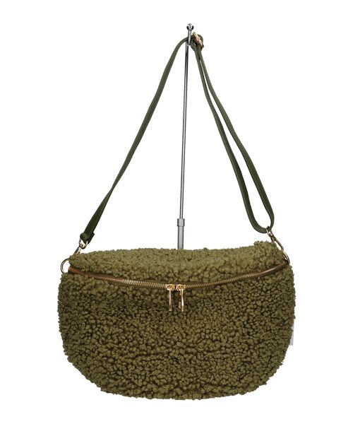 INTER-CHAUSSURES / インター ショシュール ショルダーバッグ | 【Andrea Cardone】レザーストラップボアショルダーバッグ | 詳細21