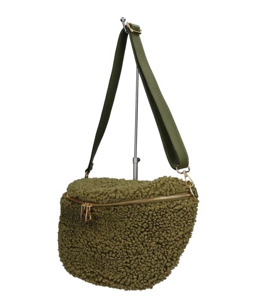 INTER-CHAUSSURES / インター ショシュール ショルダーバッグ | 【Andrea Cardone】レザーストラップボアショルダーバッグ | 詳細22