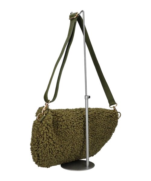 INTER-CHAUSSURES / インター ショシュール ショルダーバッグ | 【Andrea Cardone】レザーストラップボアショルダーバッグ | 詳細24