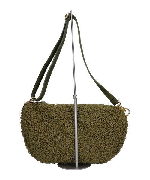 INTER-CHAUSSURES / インター ショシュール ショルダーバッグ | 【Andrea Cardone】レザーストラップボアショルダーバッグ | 詳細25