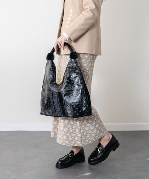 INTER-CHAUSSURES / インター ショシュール ショルダーバッグ | 【ANITA BILARDI】バンダナプリントバッグ | 詳細13