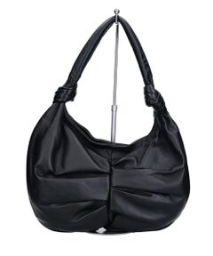 INTER-CHAUSSURES / インター ショシュール ショルダーバッグ | 【ANITA BILARDI】ギャザーディティールレザーバッグ