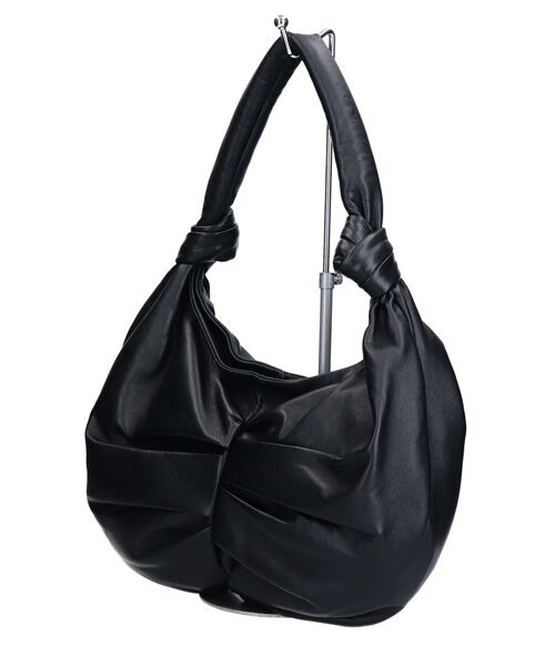 INTER-CHAUSSURES / インター ショシュール ショルダーバッグ | 【ANITA BILARDI】ギャザーディティールレザーバッグ | 詳細1