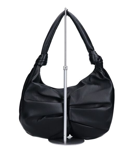 INTER-CHAUSSURES / インター ショシュール ショルダーバッグ | 【ANITA BILARDI】ギャザーディティールレザーバッグ | 詳細4