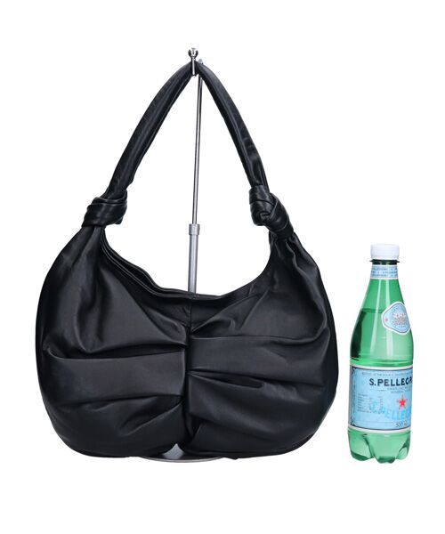 INTER-CHAUSSURES / インター ショシュール ショルダーバッグ | 【ANITA BILARDI】ギャザーディティールレザーバッグ | 詳細6