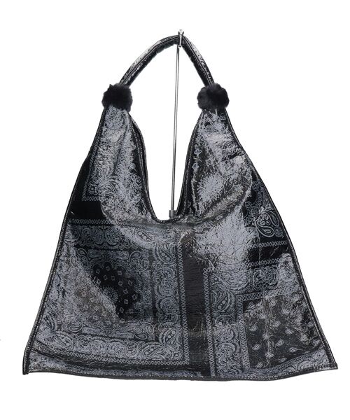 INTER-CHAUSSURES / インター ショシュール ショルダーバッグ | 【ANITA BILARDI】バンダナプリントビッグバッグ | 詳細1