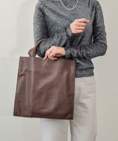 INTER-CHAUSSURES / インター ショシュール トートバッグ | 【Arron】シュリンクレザートートバッグ