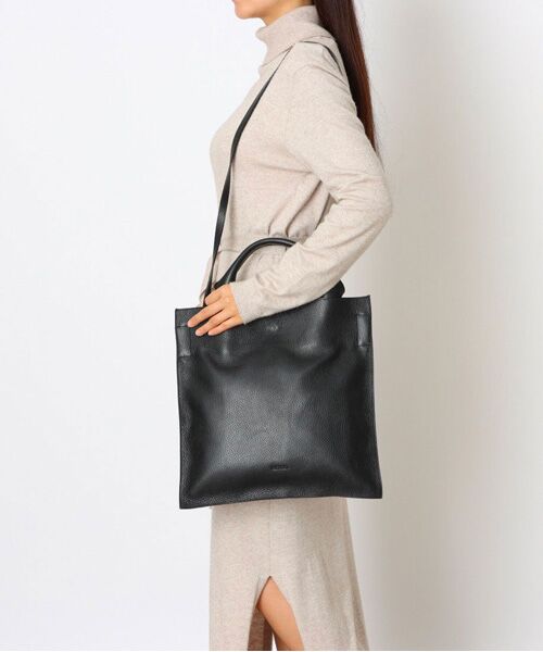 INTER-CHAUSSURES / インター ショシュール トートバッグ | 【Arron】シュリンクレザートートバッグ | 詳細8