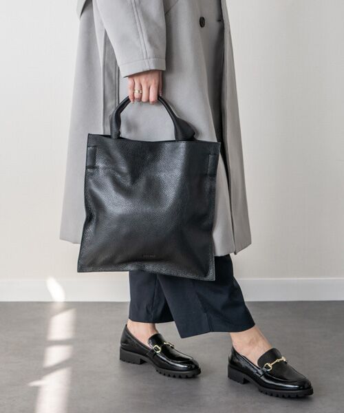 INTER-CHAUSSURES / インター ショシュール トートバッグ | 【Arron】シュリンクレザートートバッグ | 詳細9